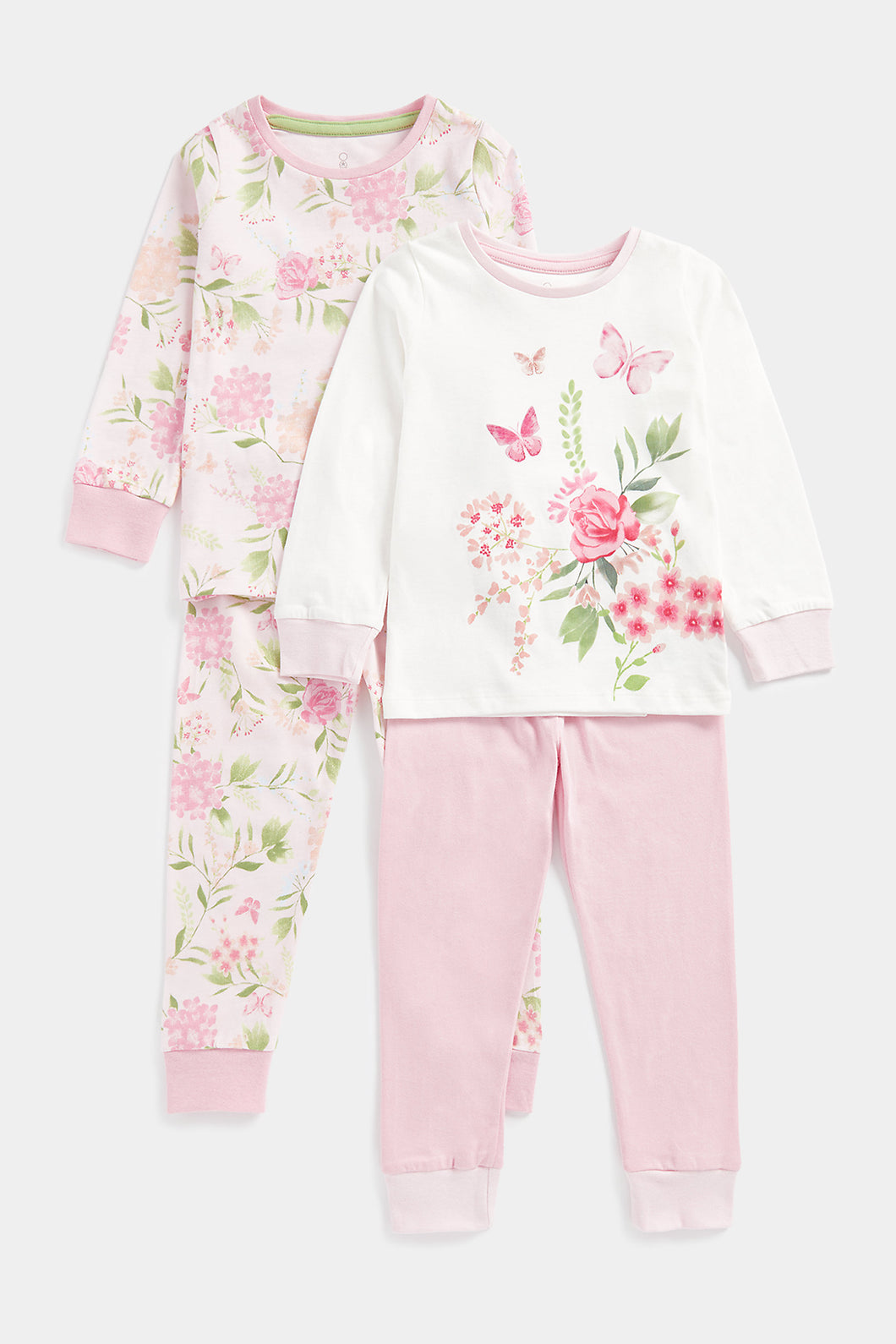 Mothercare Vintage Floral Pyjamas - 2 Pack