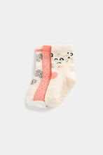 Load image into Gallery viewer, Mothercare Little Leopard Slip-Resist Socks - 3 Pack