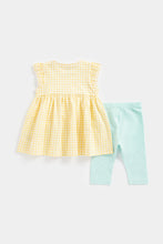 Load image into Gallery viewer, Mothercare Fruit Salad Dress and Leggings Set
