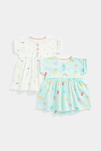Load image into Gallery viewer, Mothercare Fruit Romper Dresses - 2 Pack
