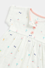 Load image into Gallery viewer, Mothercare Fruit Romper Dresses - 2 Pack