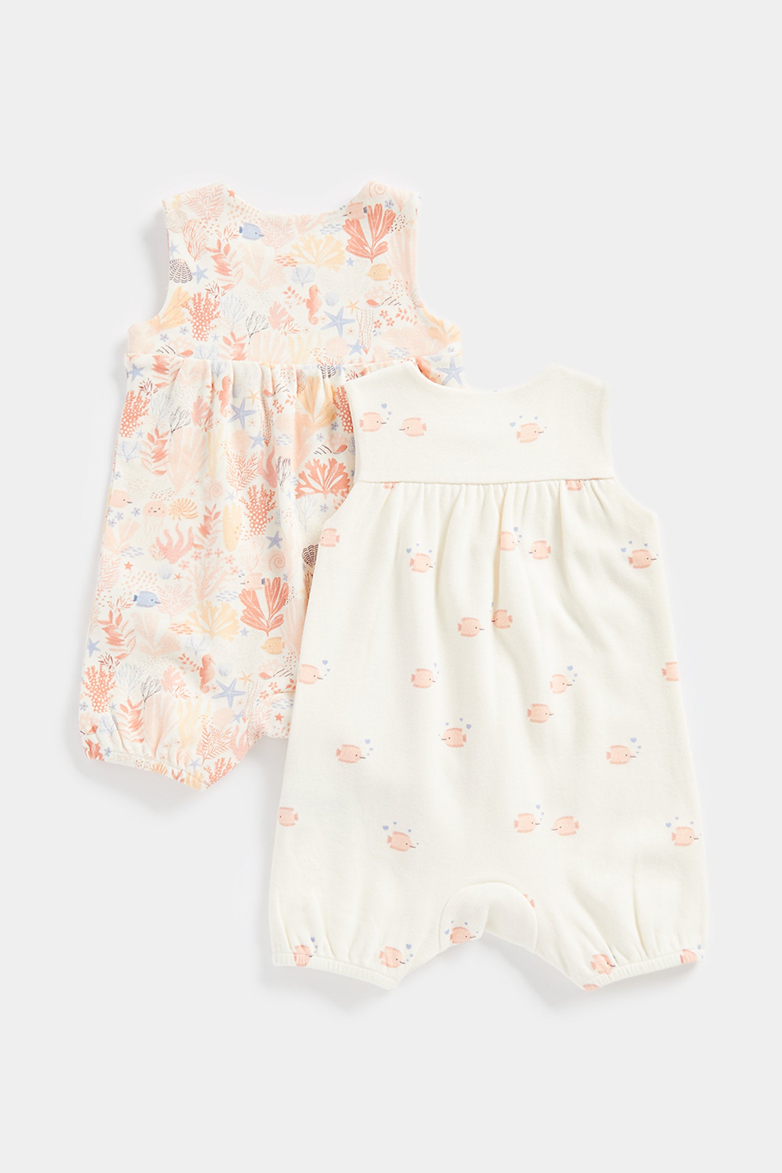 Mothercare Seashell Cove Rompers - 2 Pack