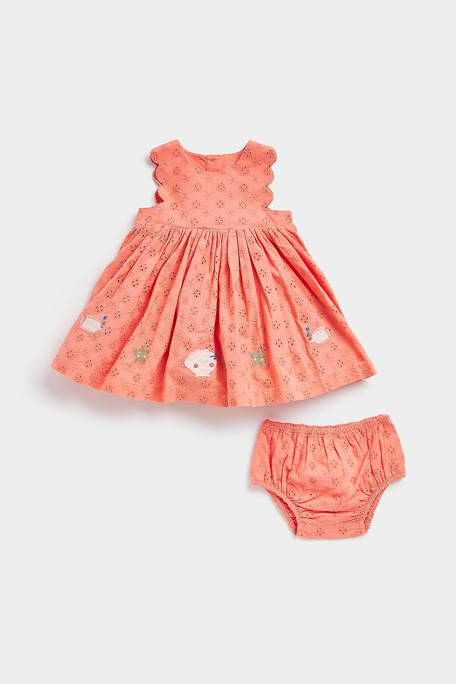 Mothercare Broderie Dress and Knickers