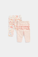 Load image into Gallery viewer, Mothercare Frilly Leggings - 2 Pack