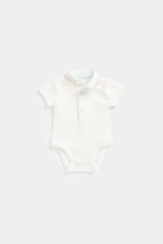 Load image into Gallery viewer, Mothercare Check Bibshorts and Bodysuit Set