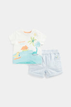 Load image into Gallery viewer, Mothercare Holiday Vibes T-Shirt and Shorts Set
