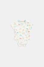 Load image into Gallery viewer, Mothercare Dino Bibshorts and Bodysuit Set
