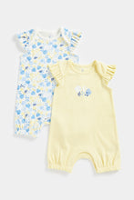 Load image into Gallery viewer, Mothercare Flower Garden Rompers - 2 Pack
