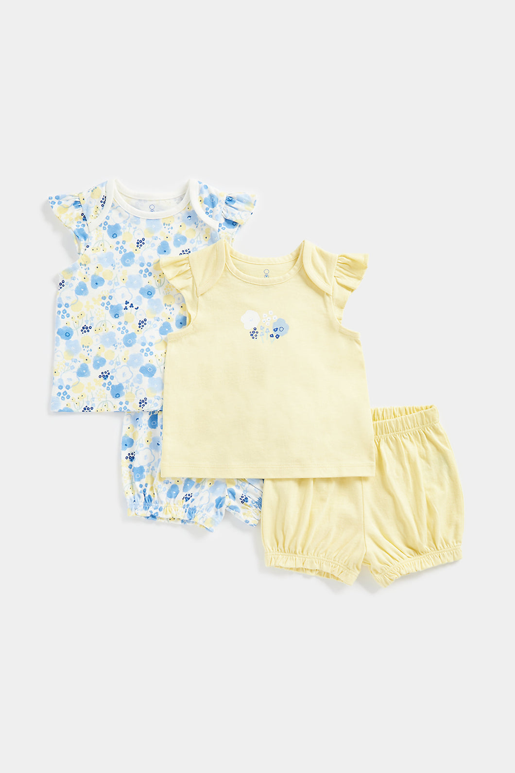 Mothercare Flower Garden Shortie Pyjamas - 2 Pack