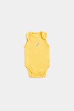 Load image into Gallery viewer, Mothercare Seaside Band Sleeveless Bodysuits - 5 Pack

