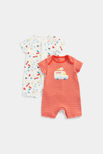 Load image into Gallery viewer, Mothercare Seaside Rompers - 2 Pack