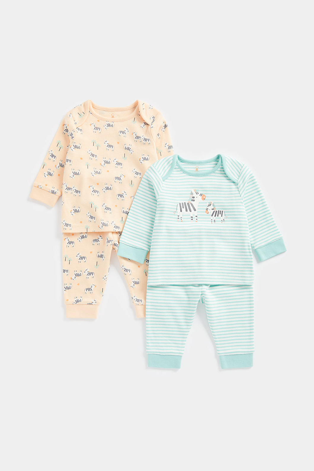 Mothercare Zebra Pyjamas - 2 Pack