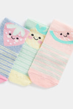 Load image into Gallery viewer, Mothercare Fruit Socks - 3 Pack