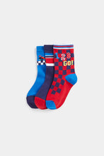 Load image into Gallery viewer, Mothercare Racing Socks - 3 Pack