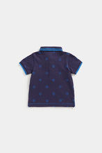 Load image into Gallery viewer, Mothercare Navy Sporty Polo Shirt
