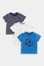 Load image into Gallery viewer, Mothercare Football T-Shirts - 3 Pack