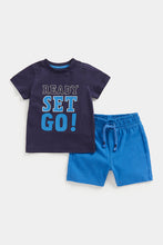 Load image into Gallery viewer, Mothercare Jersey Shorts and T-Shirt Set