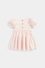 Load image into Gallery viewer, Mothercare Pink Broderie Twofer Dress
