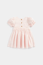Load image into Gallery viewer, Mothercare Pink Broderie Twofer Dress