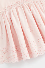 Load image into Gallery viewer, Mothercare Pink Broderie Twofer Dress