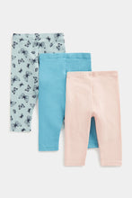 Load image into Gallery viewer, Mothercare Butterfly Leggings - 3 Pack