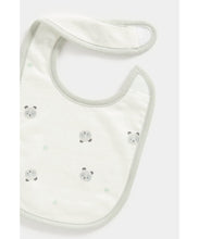 Load image into Gallery viewer, Mothercare Newborn Panda Face Bibs - 3 Pack