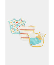 Load image into Gallery viewer, Mothercare Sunny Fun Toddler Bib - 3 Pack
