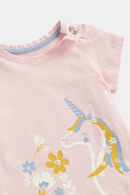 Load image into Gallery viewer, Mothercare Pink Party Horse T-Shirt