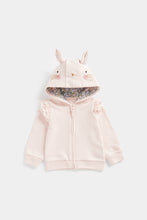 Load image into Gallery viewer, Mothercare Pink Bunny Hoody