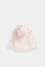 Load image into Gallery viewer, Mothercare Pink Bunny Hoody