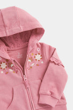 Load image into Gallery viewer, Mothercare Pink Embroidered Hoody