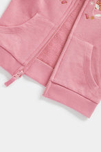 Load image into Gallery viewer, Mothercare Pink Embroidered Hoody