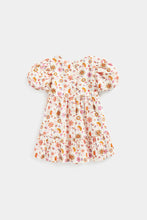 Load image into Gallery viewer, Mothercare Floral Puff-Sleeved Tiered Dress