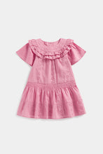 Load image into Gallery viewer, Mothercare Pink Broderie Smocked Dress
