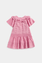 Load image into Gallery viewer, Mothercare Pink Broderie Smocked Dress
