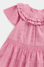 Load image into Gallery viewer, Mothercare Pink Broderie Smocked Dress