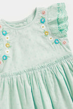 Load image into Gallery viewer, Mothercare Blue Cotton Dobby Dress