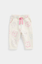 Load image into Gallery viewer, Mothercare Cream Flower Jogger