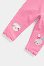 Load image into Gallery viewer, Mothercare Pink Cat Leggings