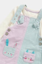 Load image into Gallery viewer, Mothercare Bunny Pinny Dress, T-Shirt and Tights