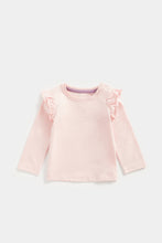 Load image into Gallery viewer, Mothercare Denim Pinny Dress and T-Shirt Set