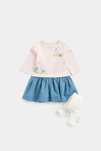 Load image into Gallery viewer, Mothercare Twofer Dress and Tights Set