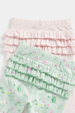 Load image into Gallery viewer, Mothercare Frilly Leggings - 2 Pack