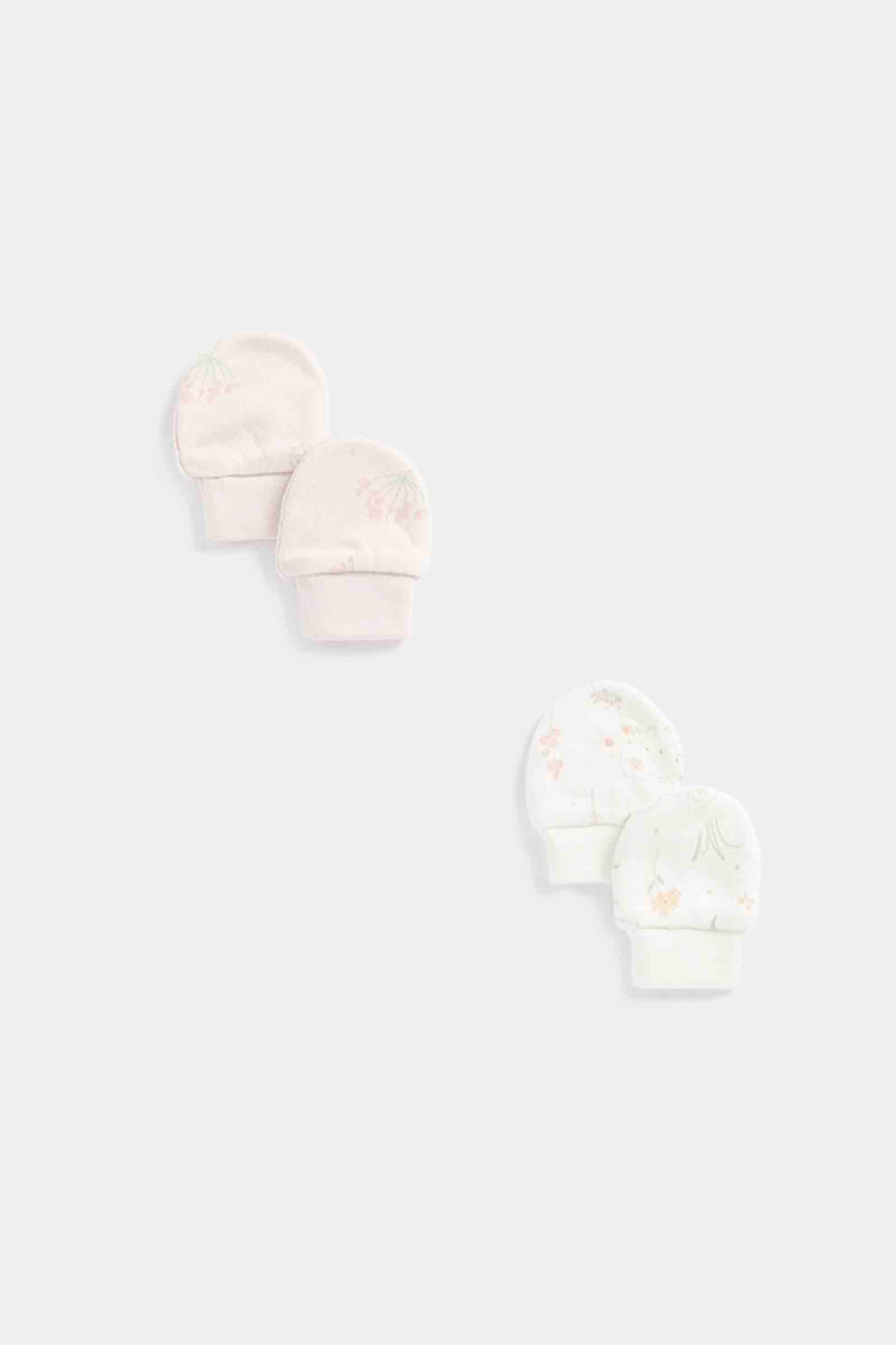 Mothercare My First Mouse Baby Mitts - 2 Pack