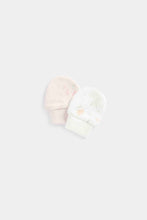 Load image into Gallery viewer, Mothercare My First Mouse Baby Mitts - 2 Pack
