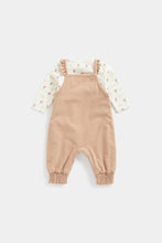 Load image into Gallery viewer, Mothercare Cord Dungarees and Bodysuit Set