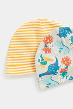Load image into Gallery viewer, Mothercare Dinosaur Baby Hats - 2 Pack