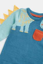Load image into Gallery viewer, Mothercare Dinosaur Knitted All in One