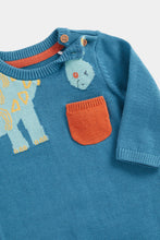 Load image into Gallery viewer, Mothercare Dinosaur Knitted All in One