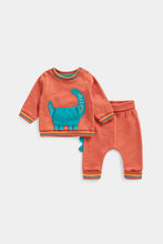 Load image into Gallery viewer, Mothercare Dinosaur Jogger and Sweat Top Set